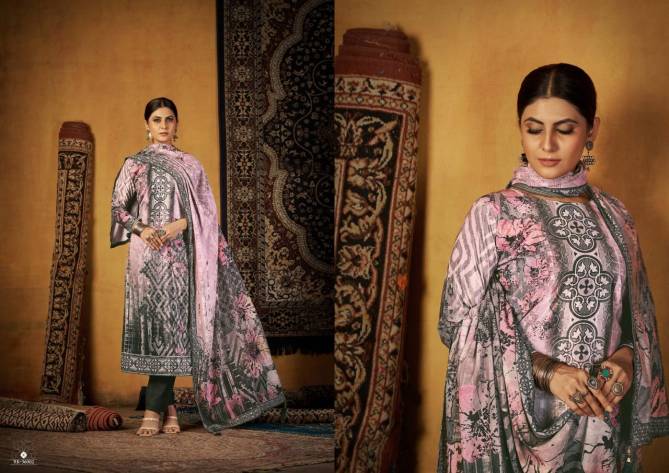 Rk Gold Nazreen Casual Wear Pashmina Wholesale Dress Material Collection